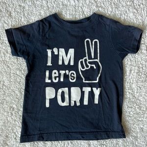 I’m 2, Let’s Party T-shirt for second birthday.